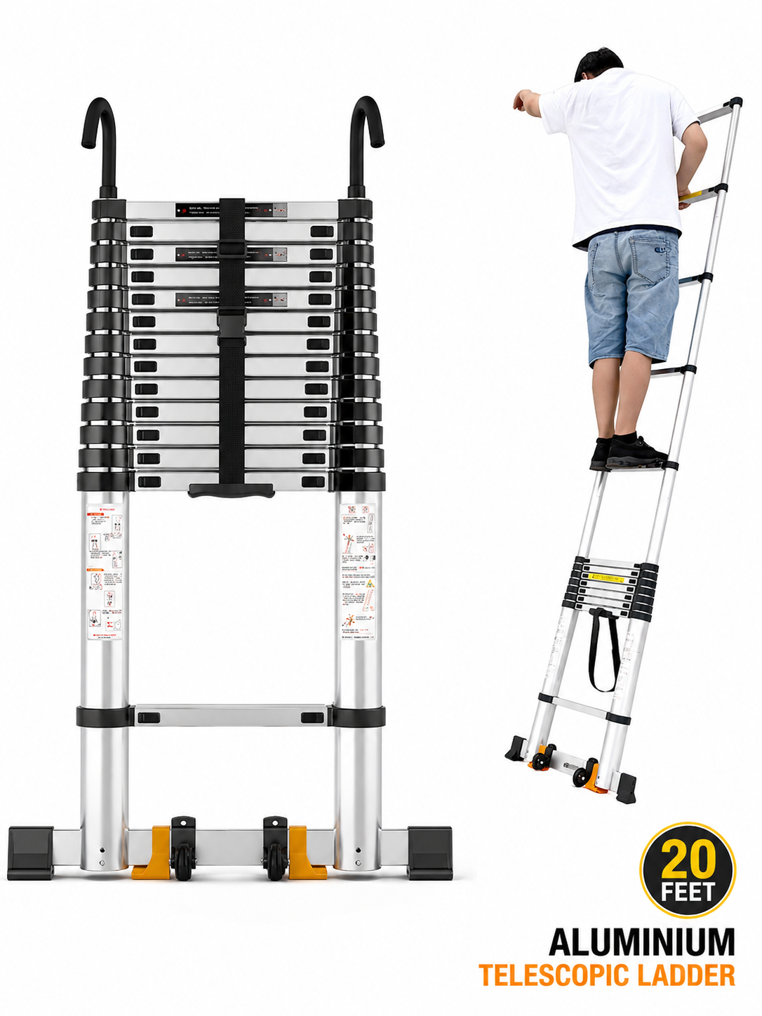 Aluminium Telescopic Ladder