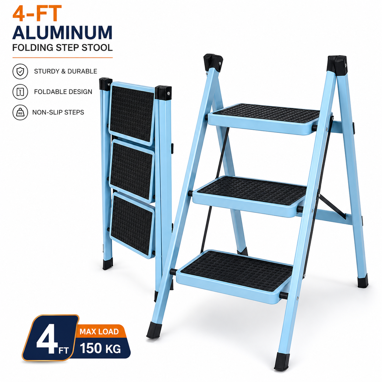 Aluminium Folding Step Stool